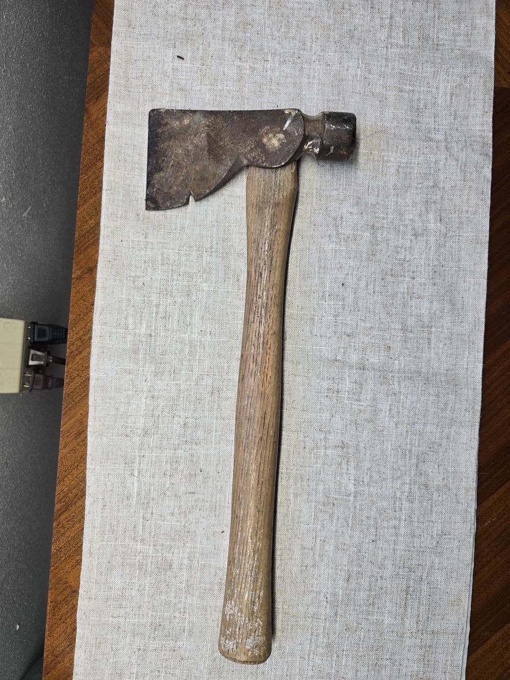 Classic Wood-Handled Hatchet in Brown